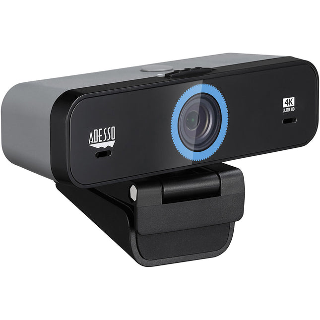Adesso CyberTrack K4 Cámara Web UHD 4K 8 MP Foco Fijo Pan 360°