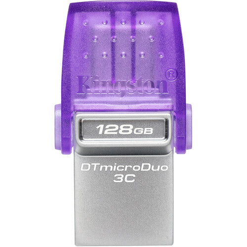 Kingston 128GB DataTraveler microDuo 3C USB Flash Drive USB 3.2 Gen 1 200 MB/s