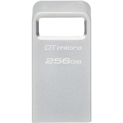 Kingston 256GB DataTraveler Micro USB 3.2 Flash Drive Plata 200MB/s