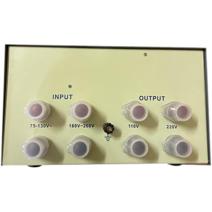 Sevenstar AR-8000 Regulador Automático de Voltaje 8000W 110-240V Con Adaptador Plano