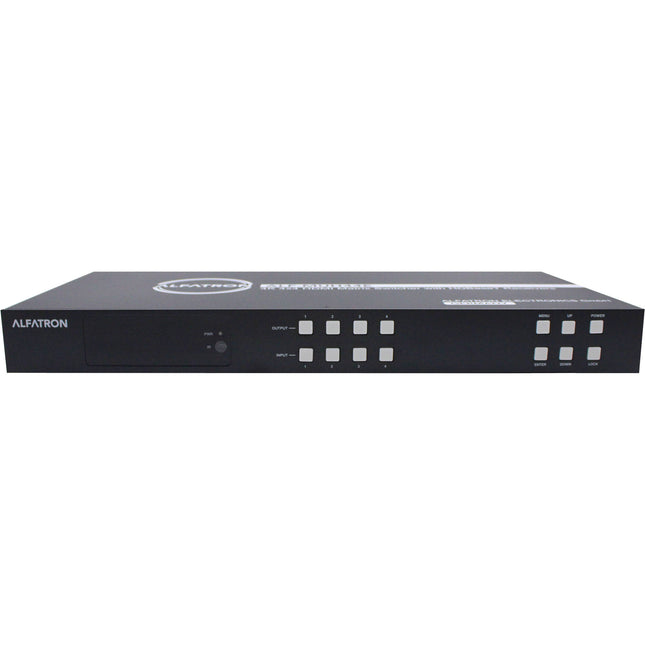 Alfatron MUH44E 4x4 Matriz HDBaseT 4K60 4 HDMI Salidas con Receptores