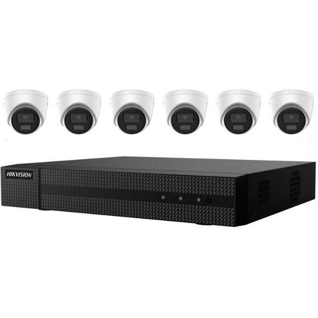 Hikvision Value Express EKI-K82T46C Kit de Videovigilancia 8 Canales 8MP HDD 2TB 6 Cámaras 4MP
