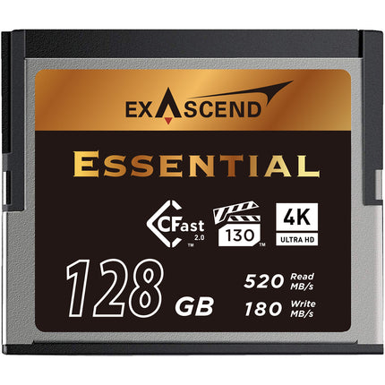 Exascend 128GB CFX Series Tarjeta de Memoria CFast 2.0 550MB/s Lectura 530MB/s Escritura