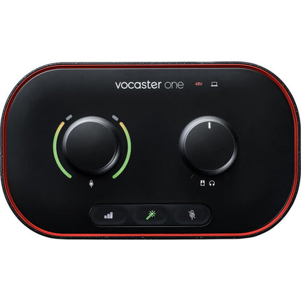 Focusrite Vocaster One Interfaz de audio USB-C 24-Bit 48 kHz con cable USB-A