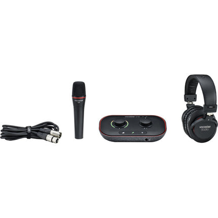 Focusrite Vocaster One Studio Kit de Podcast 1 Persona USB-C Micrófono Dinámico