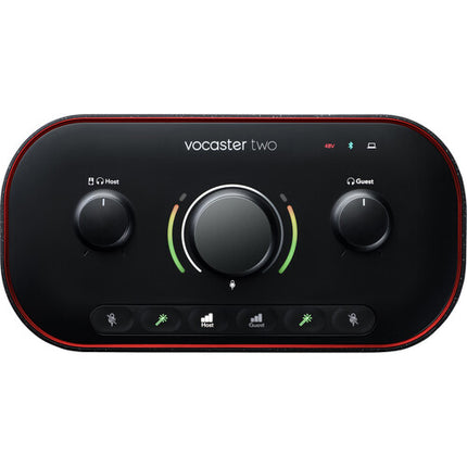 Focusrite Vocaster Two Interfaz de Audio USB-C 24-Bit 48 kHz Bus Powered