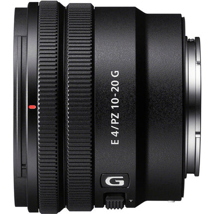 Sony E 10-20mm f4 PZ G Lente APS-C Zoom Power y Diafragma 7 hojas