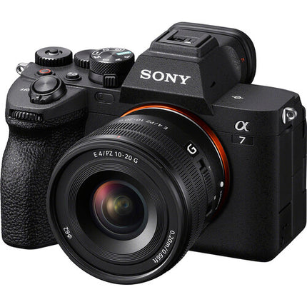Sony E 10-20mm f4 PZ G Lente Gran Angular APS-C Kit con Filtro UV 62mm
