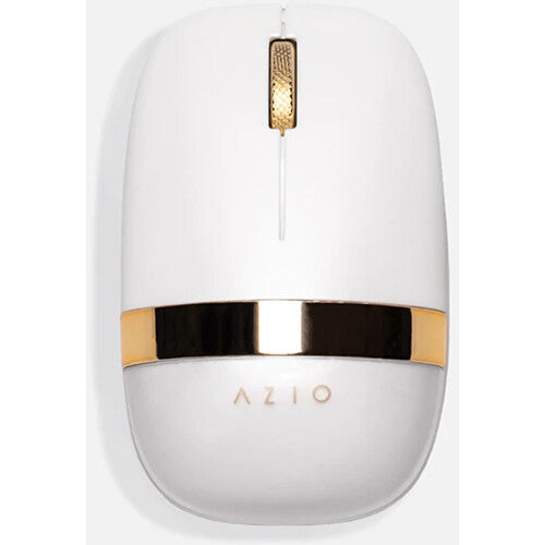 AZIO IZO Ratón Inalámbrico Blanco Blossom Bluetooth 5.0 1000 mAh