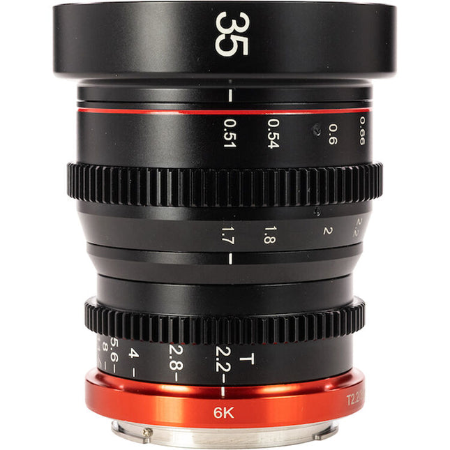 Meike 35mm T2.2 Cinema Prime Lente Super35 Apertura T2.2 Canon RF
