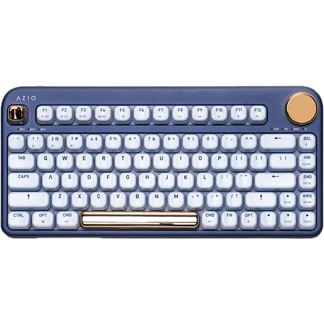 AZIO IZO Teclado Mecánico Inalámbrico Bluetooth 5.0 USB-C 21 Modos Luz