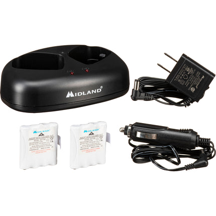 Midland AVP6 Kit de Cargador Doble de Escritorio para Serie LXT