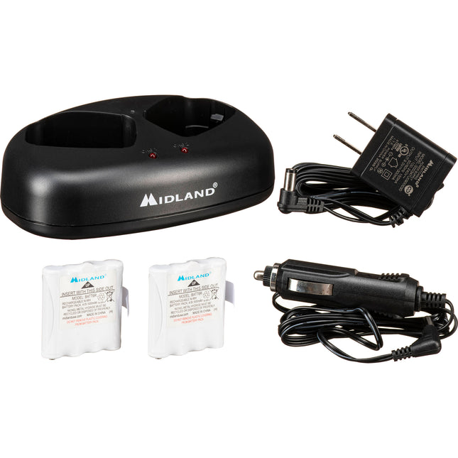Midland AVP6 Kit de Cargador Doble de Escritorio para Serie LXT