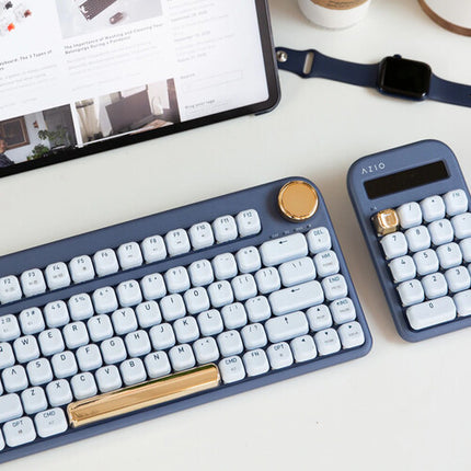 AZIO IZO Teclado Mecánico Inalámbrico Bluetooth 5.0 USB-C 21 Modos Luz
