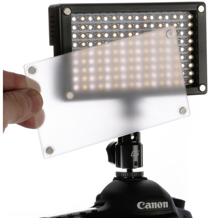 Genaray LED-6200T Luz LED Variable 144 LEDs 3200-5600K 640 Lux con Difusor y Batería