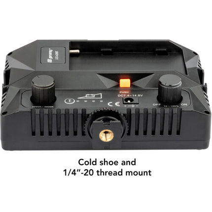Genaray LED-6200T Luz LED Variable 144 LEDs 3200-5600K 640 Lux con Difusor y Batería