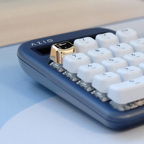 AZIO IZO Teclado Numérico Bluetooth con Calculadora y 9 Modos de Luz