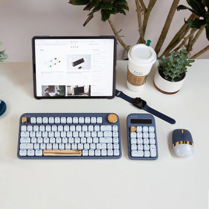 AZIO IZO Teclado Numérico Bluetooth con Calculadora y 9 Modos de Luz