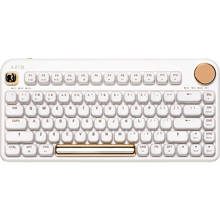 AZIO IZO Teclado Mecánico Inalámbrico Bluetooth 5.0 PBT Blanco