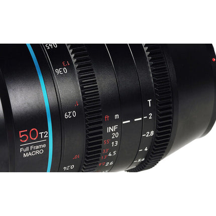 Sirui Jupiter 50mm T2 Lente Macro Cine Full Frame con Montura PL 92mm