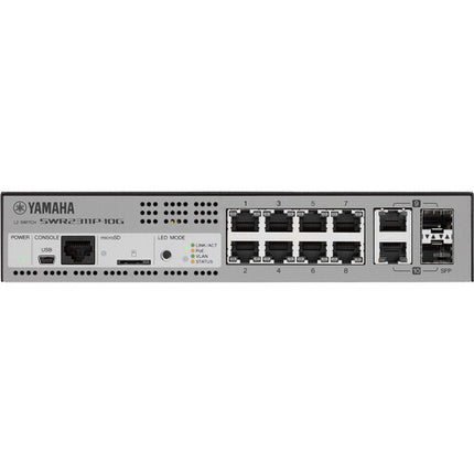 Yamaha SWR2311P-10G Switch Gestionado Gigabit 8 Puertos PoE 240W