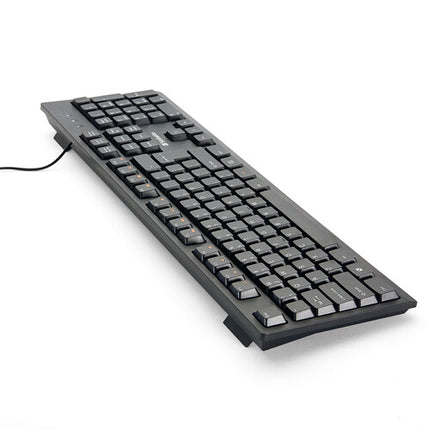 Verbatim Teclado USB con conexión tipo A y patas ajustables para PC Mac Linux