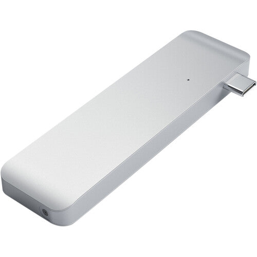Satechi USB 3.0 Type-C Hub 3 Puertos USB 3.2 Ranuras SD microSD Plata