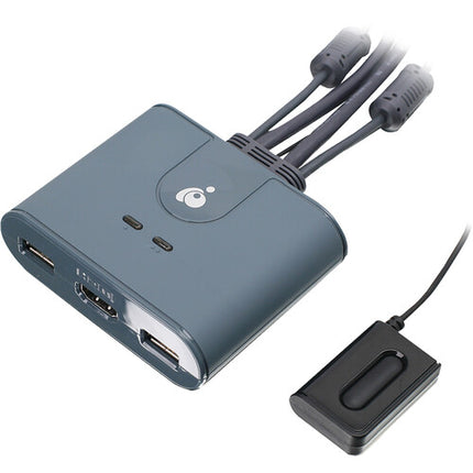 IOGEAR 2-Port Full HD KVM Switch con Resolución 1920x1200 y USB 2.0