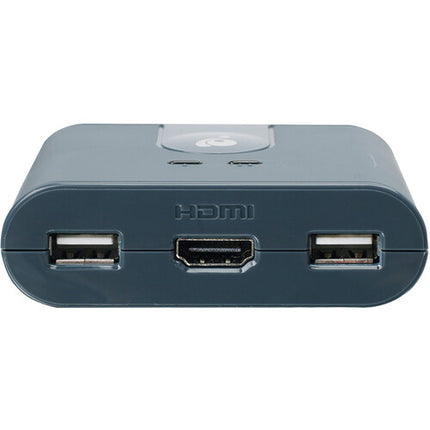 IOGEAR 2-Port Full HD KVM Switch con Resolución 1920x1200 y USB 2.0