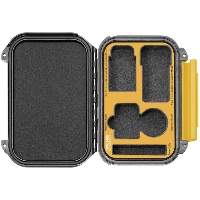 Estuche HPRC para DJI Action 2 Dual-Screen Combo con montaje y foam personalizado