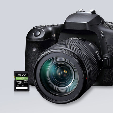 PNY 128GB EliteX-PRO 90 UHS-II Tarjeta de Memoria SDXC 300MBs Lectura 280MBs Escritura