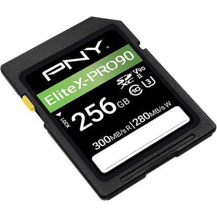 PNY 256GB EliteX-PRO 90 Tarjeta de Memoria SDXC UHS-II V90 300MB/s