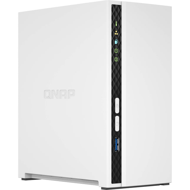 QNAP TS-233-US NAS con 2 Bahías SATA III y CPU 2 GHz Quad-Core