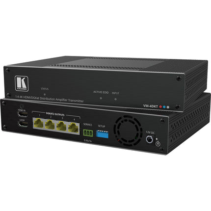 Kramer VM-4DKT Amplificador Distribuidor HDMI 1x4 4K60 4:4:4 Alcance 200 pies