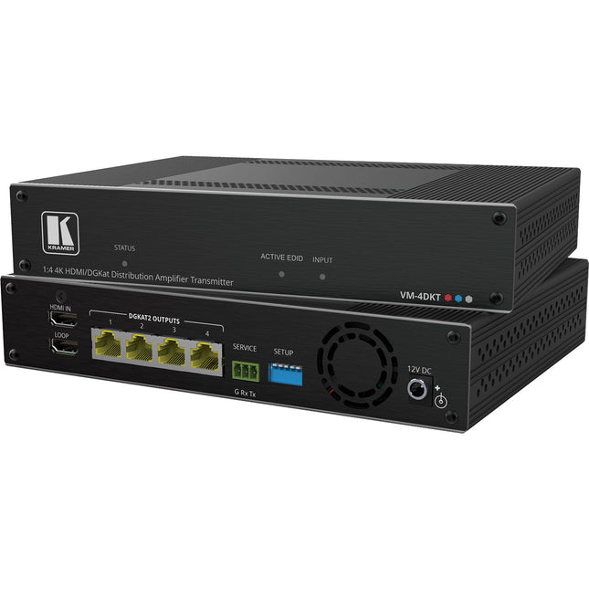Kramer VM-4DKT Amplificador Distribuidor HDMI 1x4 4K60 4:4:4 Alcance 200 pies