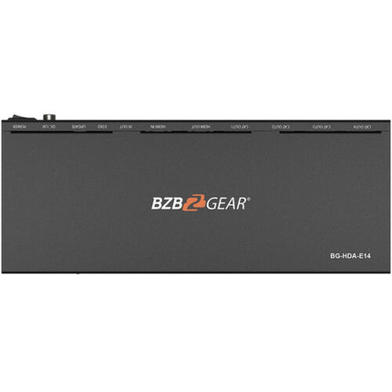 BZBGEAR 1x4 Splitter HDMI 4K30 1080p con 4 Receptores y Kit de Montaje