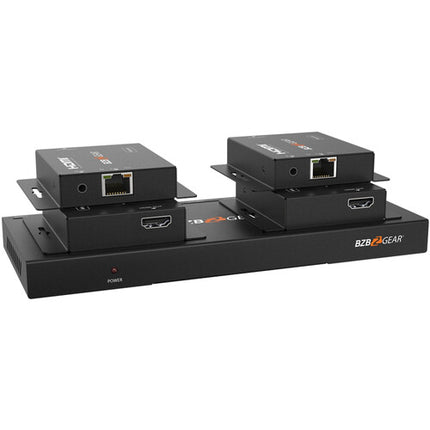 BZBGEAR 1x4 Splitter HDMI 4K30 1080p con 4 Receptores y Kit de Montaje