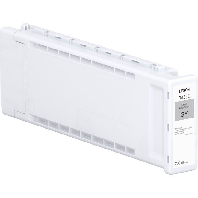 Cartucho de tinta gris Epson T48L UltraChrome PRO6 700mL para SureColor P8570D resistente al agua y desvanecimiento