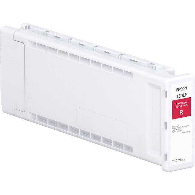 Epson T50L UltraChrome XD3 Tinta Roja 700mL para SureColor T7770D resistente al agua y manchas