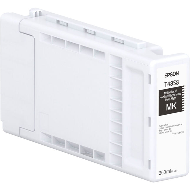 Epson T48S UltraChrome PRO6 Cartucho de Tinta Negro Mate 350ml resistente al agua y al desgaste