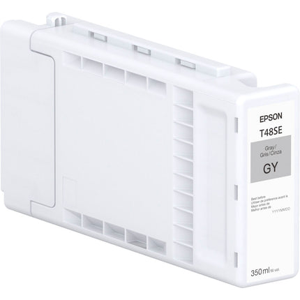 Epson T48S UltraChrome PRO6 Cartucho de Tinta Gris 350mL Pigmentada resistente al agua para SureColor P8570D