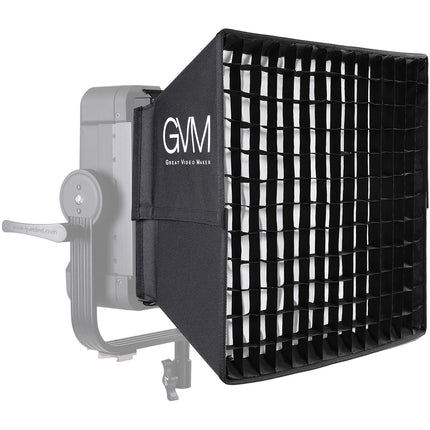 GVM Softbox para Panel LED YU200R con Parrilla Tela 49x46 cm