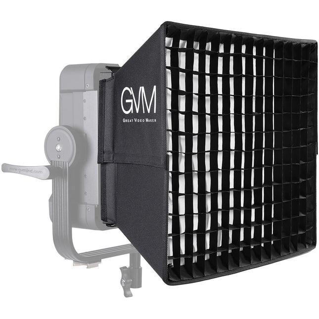 GVM Softbox para Panel LED YU200R con Parrilla Tela 49x46 cm