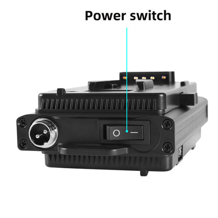 GVM Adaptador Placa Batería V-Mount para Luces LED SD200R 14.8V 5ft Cable