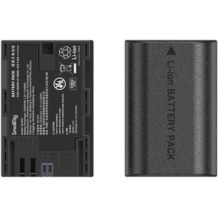SmallRig LP-E6NH Kit con 2 Baterías y Cargador USB Doble para Canon