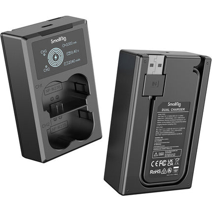 SmallRig NP-W235 Kit Baterías y Cargador USB para Cámaras Fujifilm
