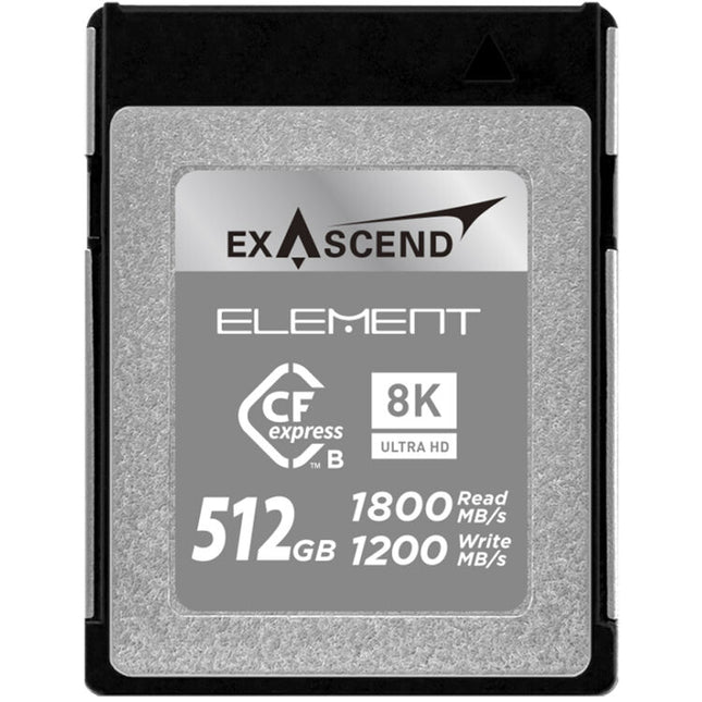 Exascend Element Series CFexpress Tipo B 512GB 1800MBs Tarjeta de Memoria