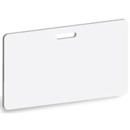 IDC CR-80 Tarjetas PVC en Blanco con Ranura Horizontal 30 mil 500 unidades
