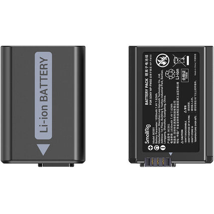 SmallRig Kit Baterías NP-FW50 para Sony a6000 a6400 con Cargador USB Dual