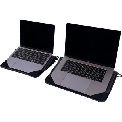 Funda para portátil WANDRD 14" Negra nylon resistente con asa integrada y soportes para laptop